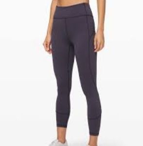 Lululemon In Movement Tights 25" Everlux Moonwalk Size 8
